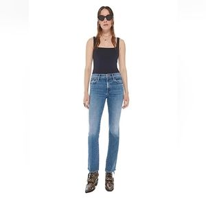 MOTHER Blue Flare & Wide Leg Jeans